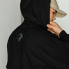 Never Hesitate Round Crest Black Hoodie