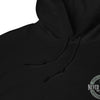 Never Hesitate Round Crest Black Hoodie