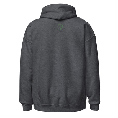 Never Hesitate Round Crest Asphalt Hoodie