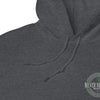 Never Hesitate Round Crest Asphalt Hoodie