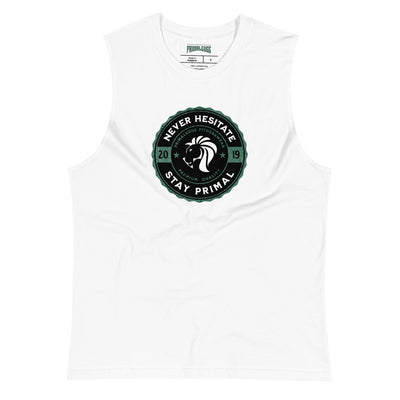 Lionscrest Primal White Muscle Tank top