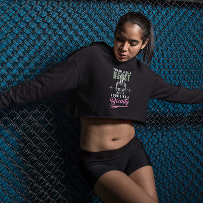 Pink Beauty Crop Hoodie - Primaledge Fitnesswear