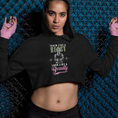 Pink Beauty Crop Hoodie - Primaledge Fitnesswear