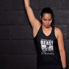 Beautiful Beast Racerback Tank - Primaledge Fitnesswear