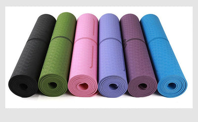 Non Slip Yoga Mat with Position Line - Primaledge Fitnesswear