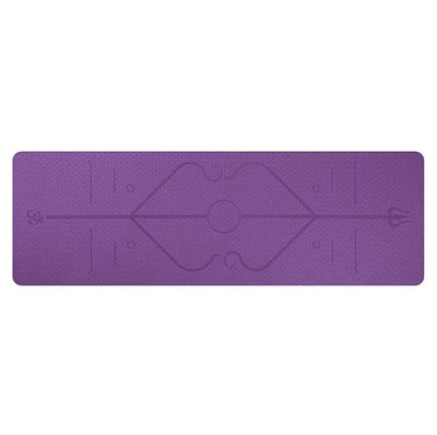 Non Slip Yoga Mat with Position Line - Primaledge Fitnesswear